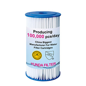 10 Inch Big Blue PP Pleated Water Filter Cartridge Manufacturer