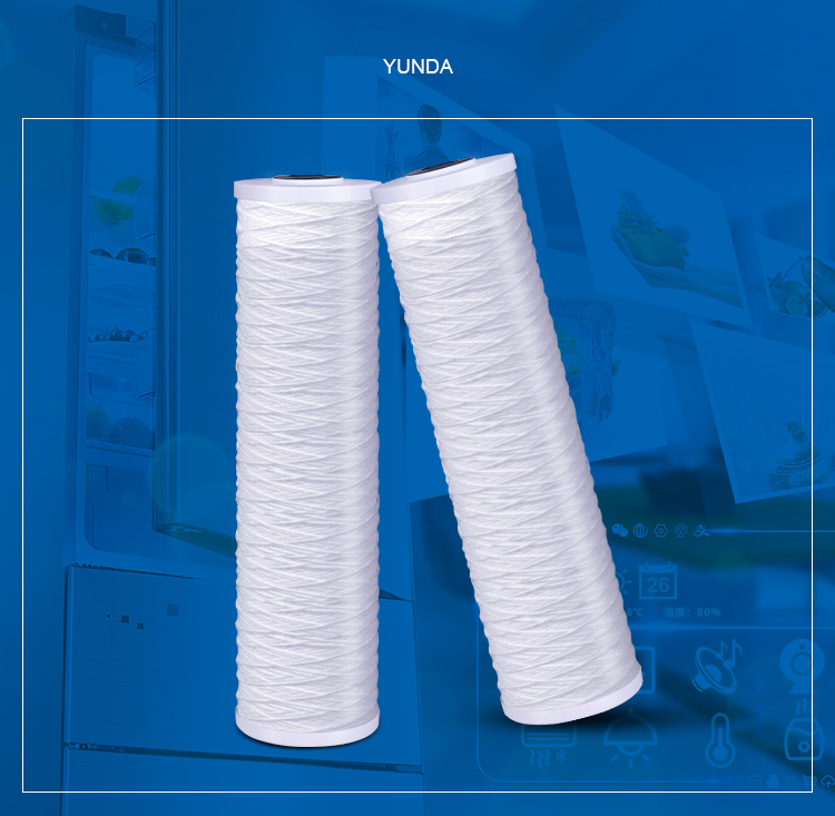 String Wound Whole House Water Filters 20, Big Blue PP String Filter