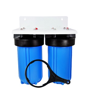 2 Stage 4.5X10 Inch Big Blue Water Filter Housing