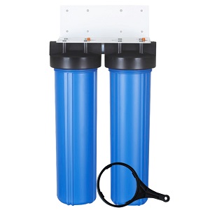 4.5X20 Inch 2-Stage Big Blue Whole House Water Filter Housing