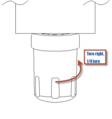 GE Refrigerator Water Filter MWF MWFP Installation Instruction