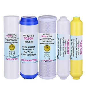 Pre-Filter, Post Carbon Inline and Mineral Water Filter Cartridge