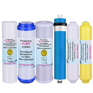  Pre-Filter, Post Carbon Inline, Membrane, and Mineral Water Filter Cartridge