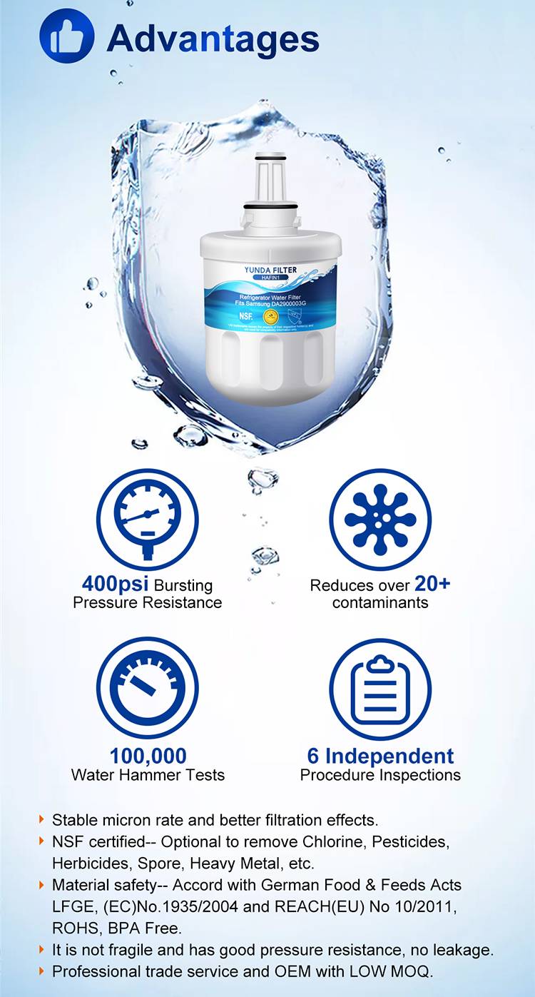 DA29-00003B Samsung Refrigerator Water Filter DA29-00003B