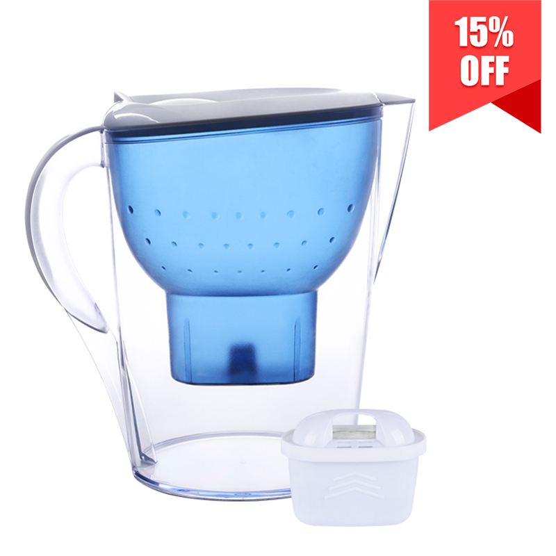 3.5L Water Filter Pitcher 10 Cup 150 Gallon, BPA Free, Restore the Natural Taste