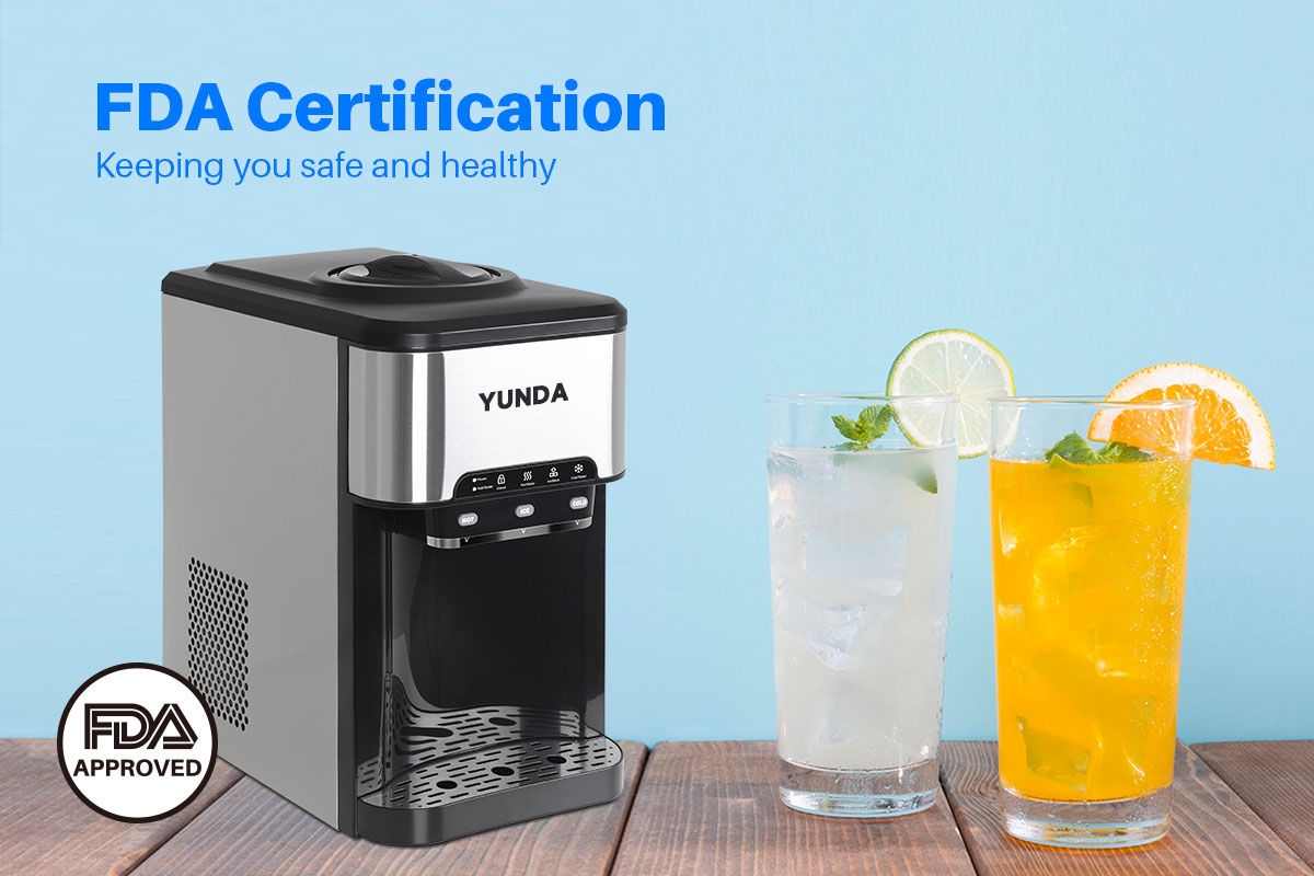 Countertop Built-in Ice Maker Water Cooler Dispenser | YUNDA