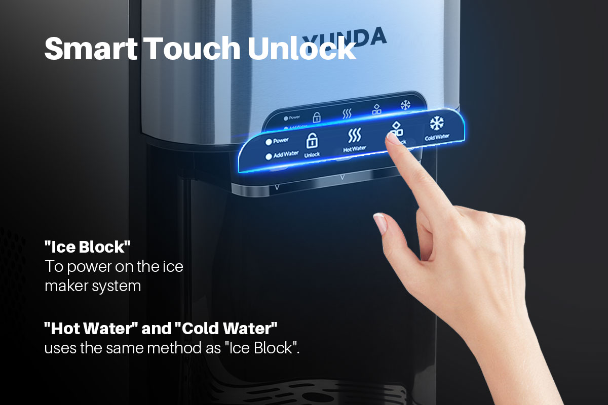 Countertop Built-in Ice Maker Water Cooler Dispenser | YUNDA