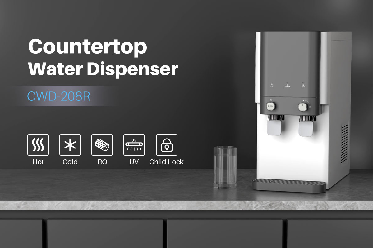  Counter Top Water Filter Dispenser, Reverse 0smosis Filtration