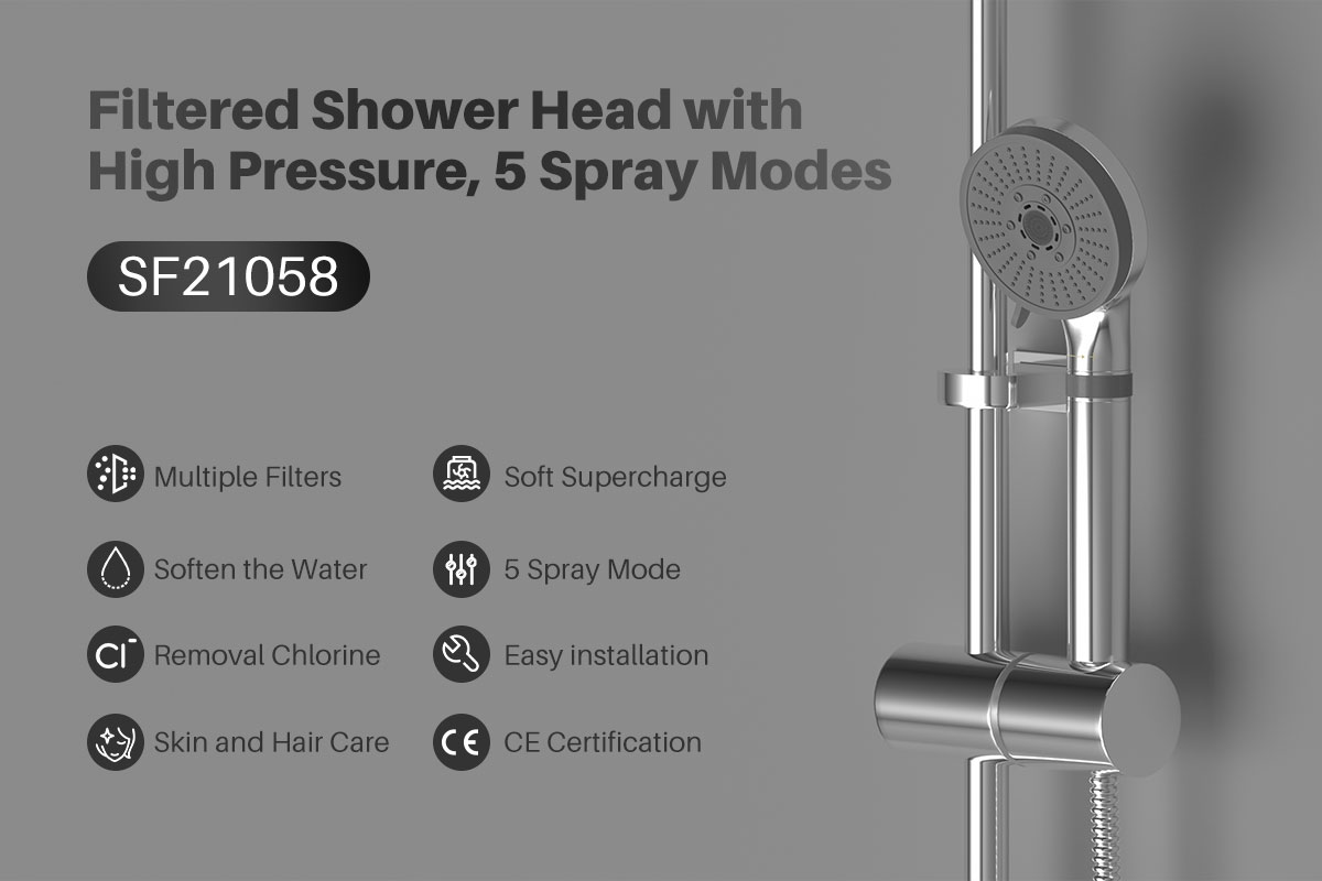 Filtered Handheld Shower Head