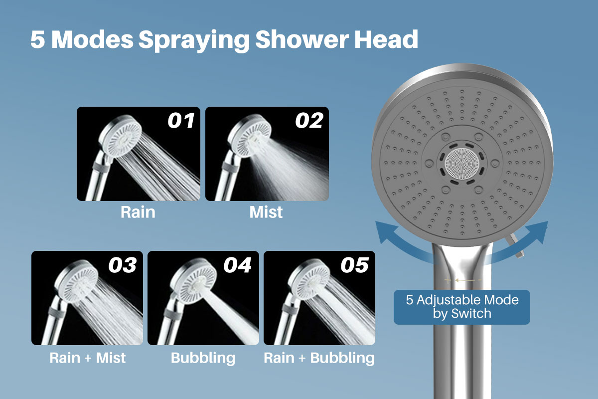 Filtered Handheld Shower Head