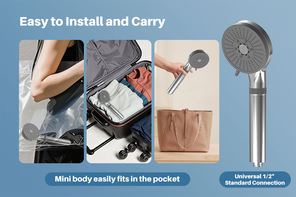 Filtered Handheld Shower Head