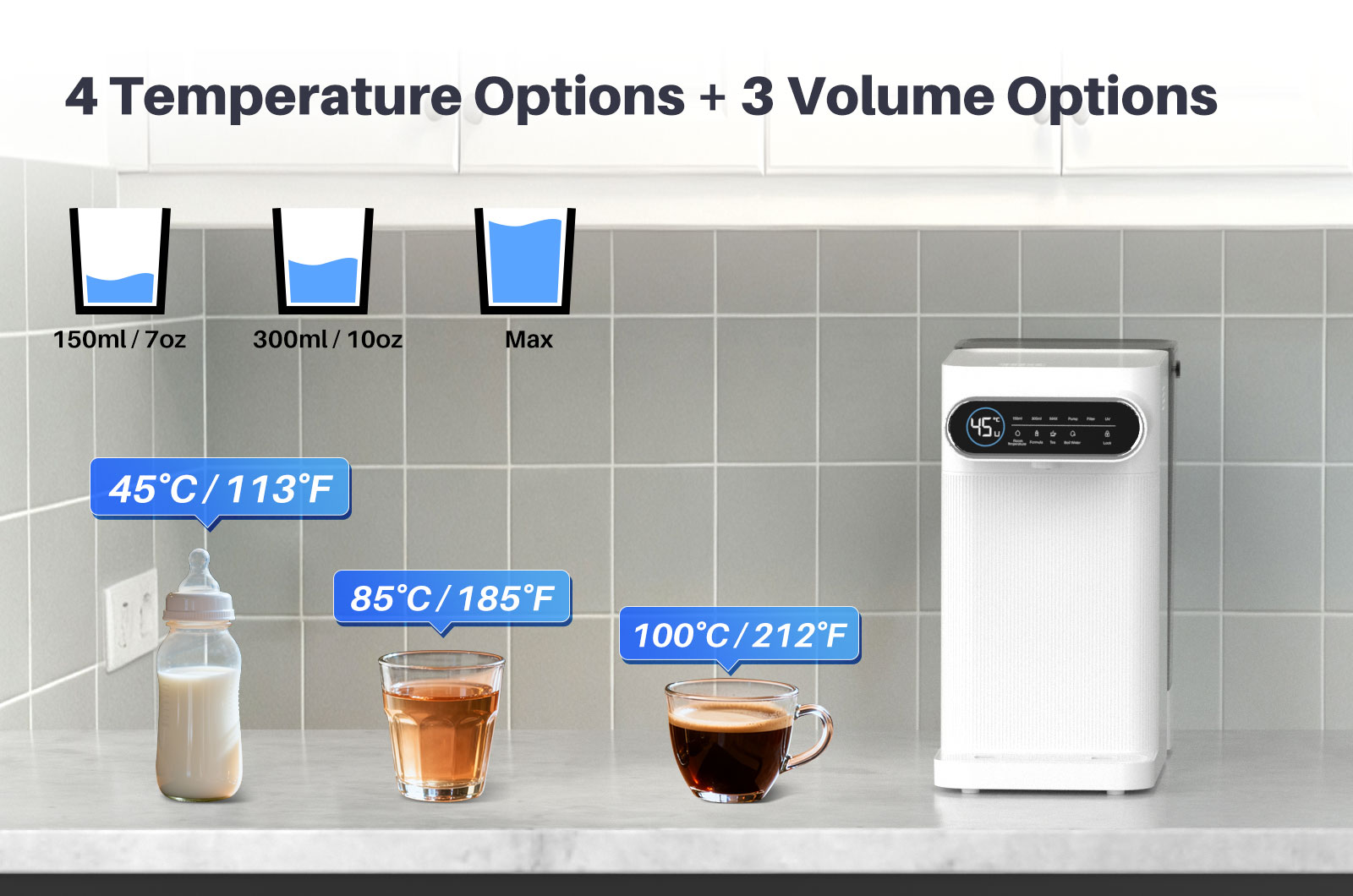 YUNDA Countertop Reverse Osmosis System